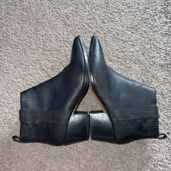 L. Paolo Black Side Zip Boots - Picture 6 of 8